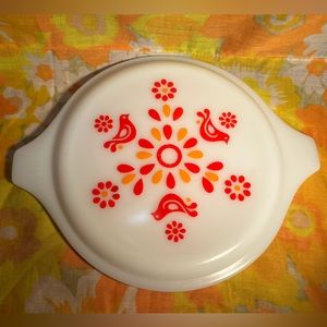 Pyrex Friendship LID ONLY 20-C 5 7 3/4” X 6 1/4”
